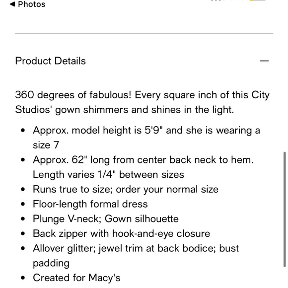 City Studio’s Jeweled-Back Shimmer Gown Cinderella Dress - Picture 6 of 8